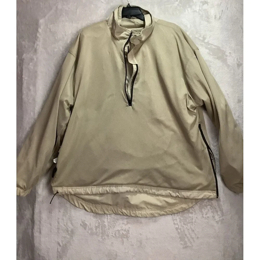Vintage Chaps Ralph Lauren Windbreaker Hoodie Pullover Size XL W Side Zip